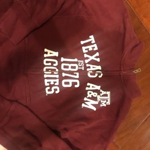 Texas A&M Half Zip Sweatshirt